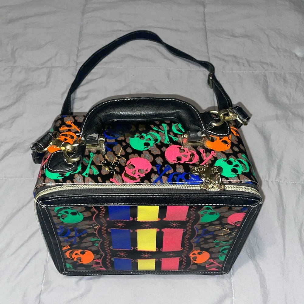 Authentic Betsey Johnson skull purse